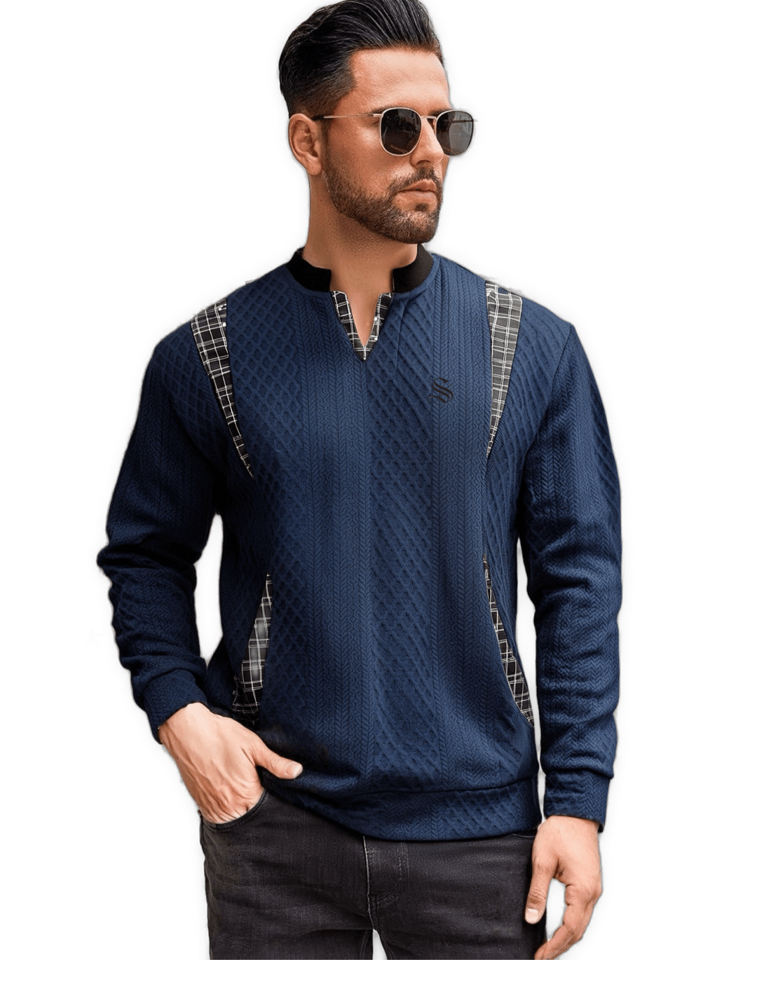 Micas - Sweater for Men - Sarman Fashion - Wholesale Clothing Fashion Brand for Men from Canada