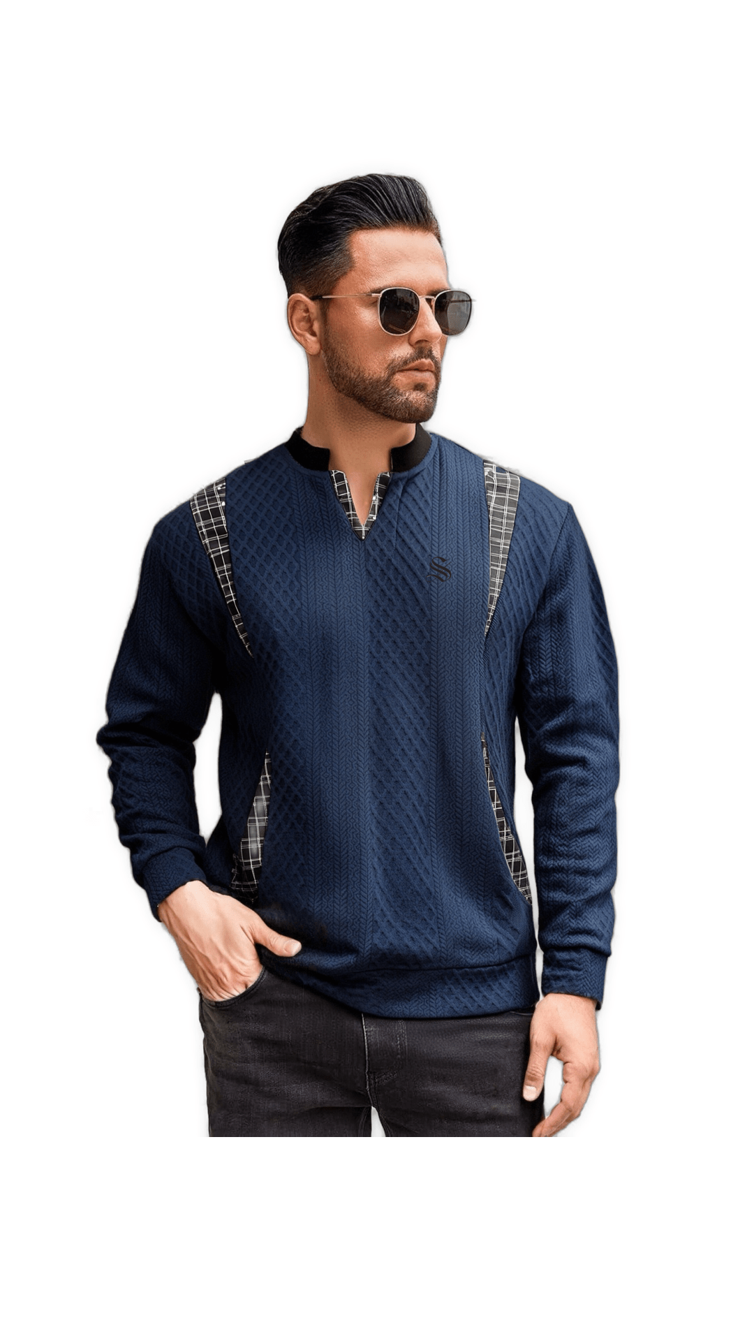 Micas - Sweater for Men - Sarman Fashion - Wholesale Clothing Fashion Brand for Men from Canada
