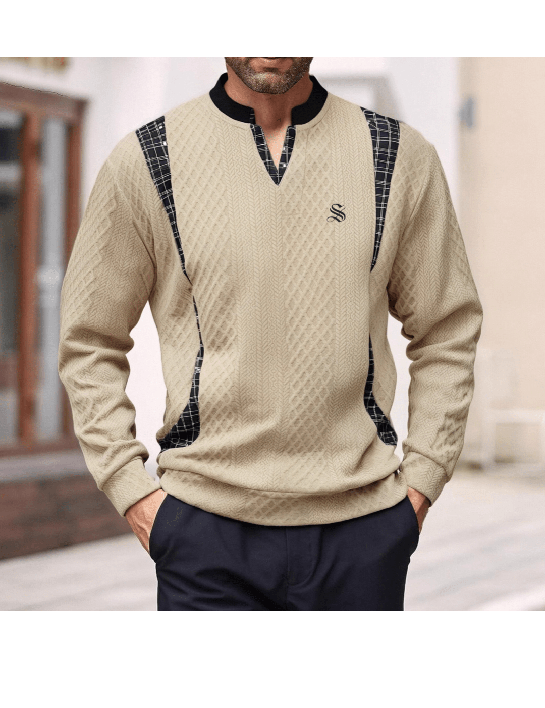 Micas - Sweater for Men - Sarman Fashion - Wholesale Clothing Fashion Brand for Men from Canada