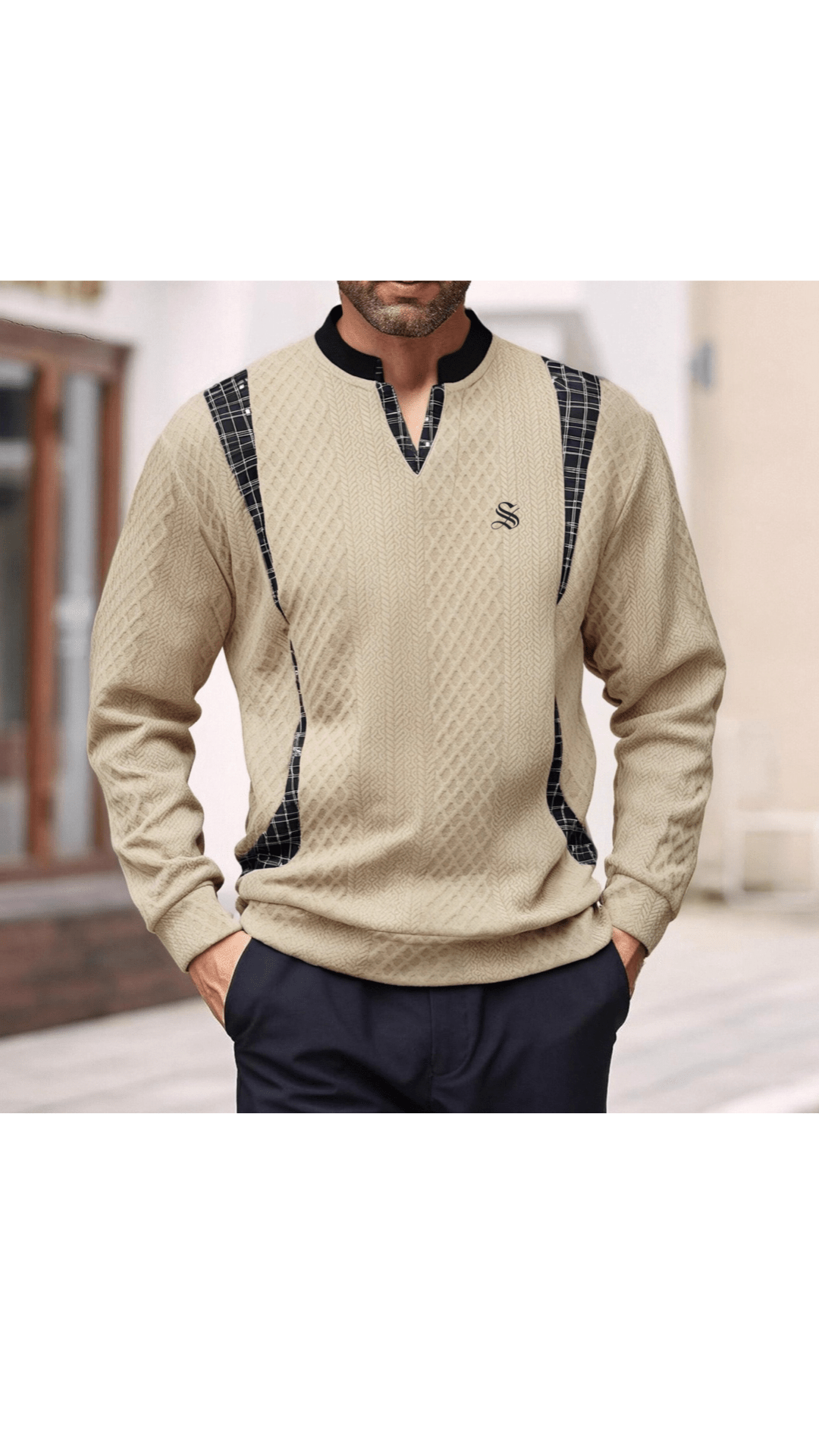 Micas - Sweater for Men - Sarman Fashion - Wholesale Clothing Fashion Brand for Men from Canada
