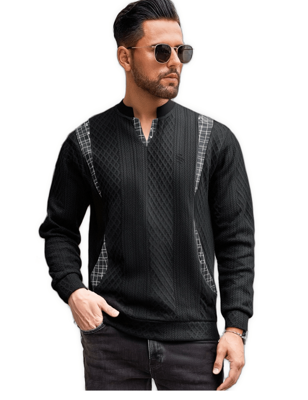 Micas - Sweater for Men - Sarman Fashion - Wholesale Clothing Fashion Brand for Men from Canada