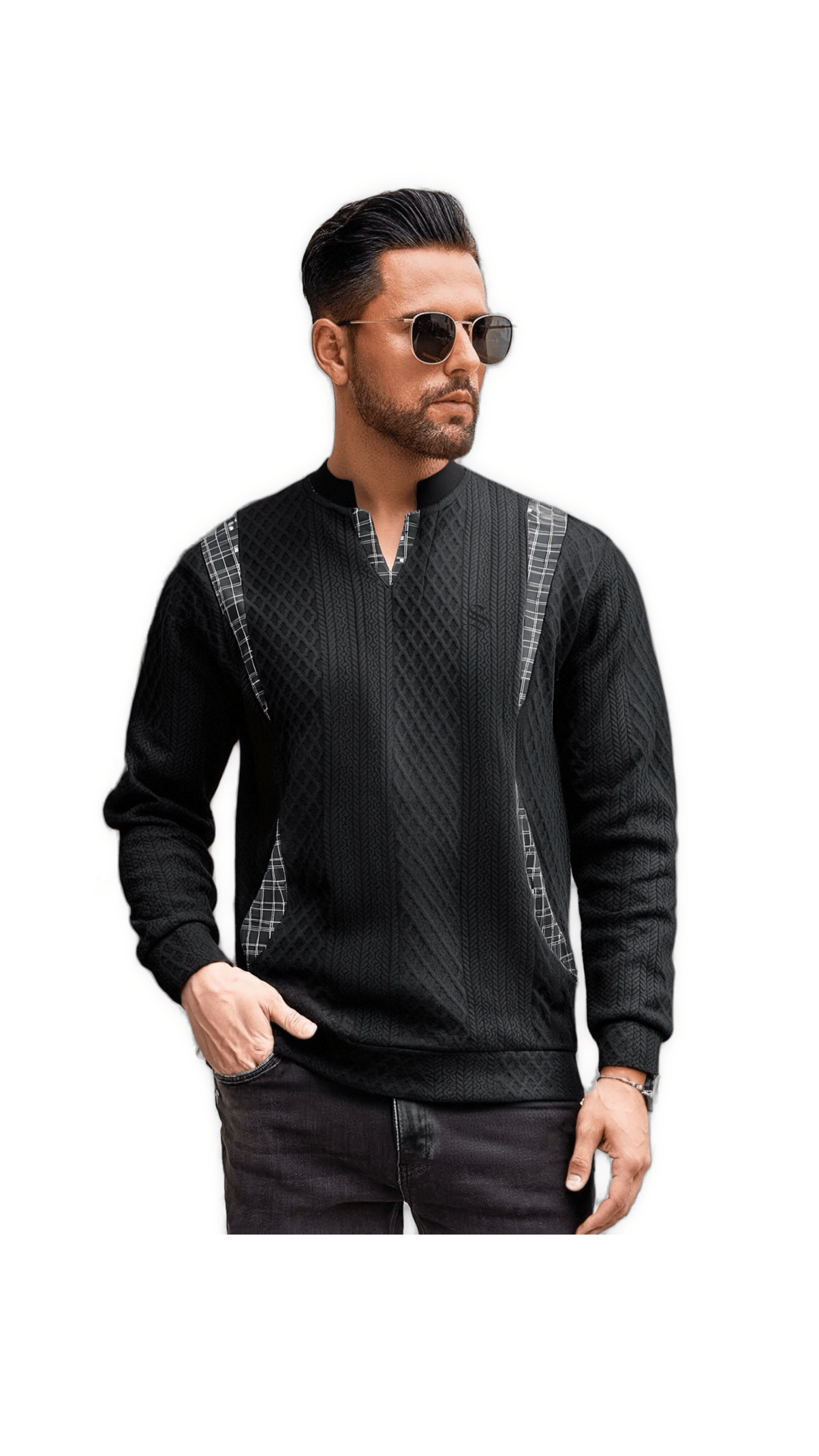 Micas - Sweater for Men - Sarman Fashion - Wholesale Clothing Fashion Brand for Men from Canada