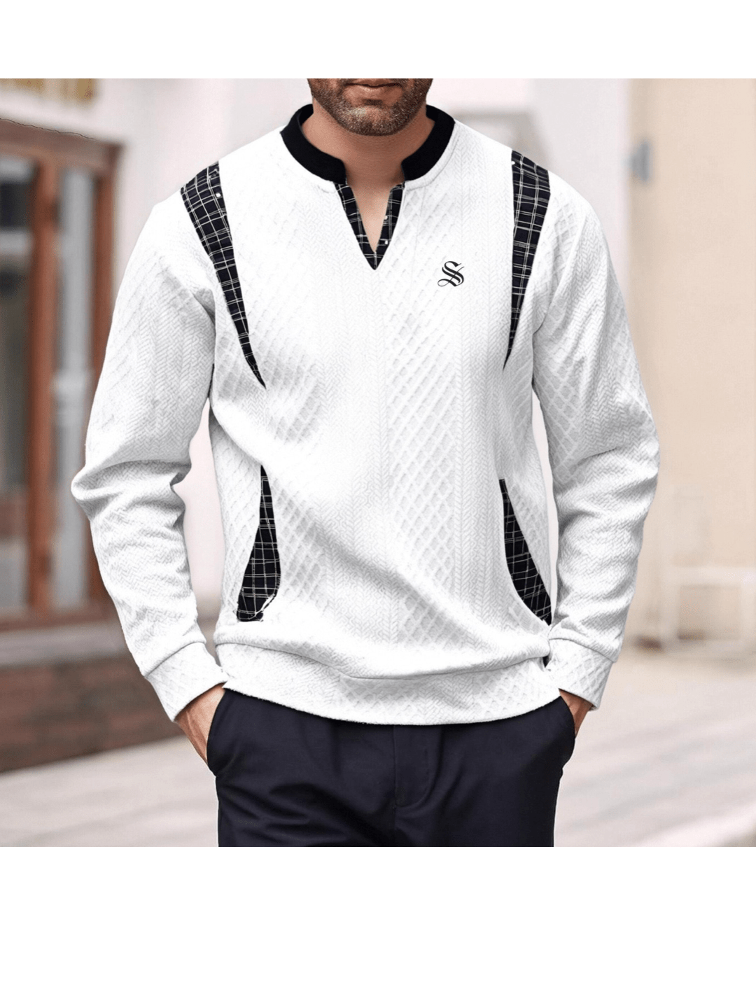 Micas - Sweater for Men - Sarman Fashion - Wholesale Clothing Fashion Brand for Men from Canada