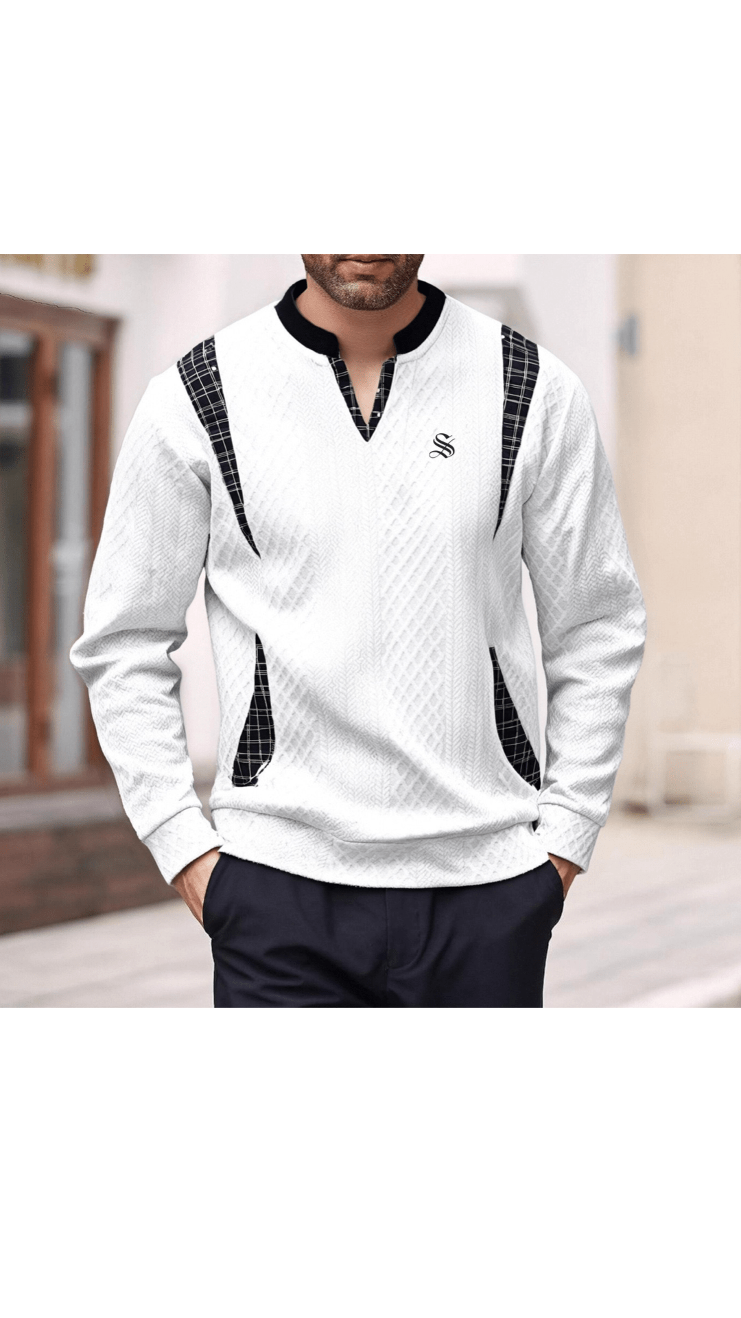 Micas - Sweater for Men - Sarman Fashion - Wholesale Clothing Fashion Brand for Men from Canada