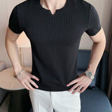 MiniV - V-Neck T-Shirt for Men - Sarman Fashion - Wholesale Clothing Fashion Brand for Men from Canada