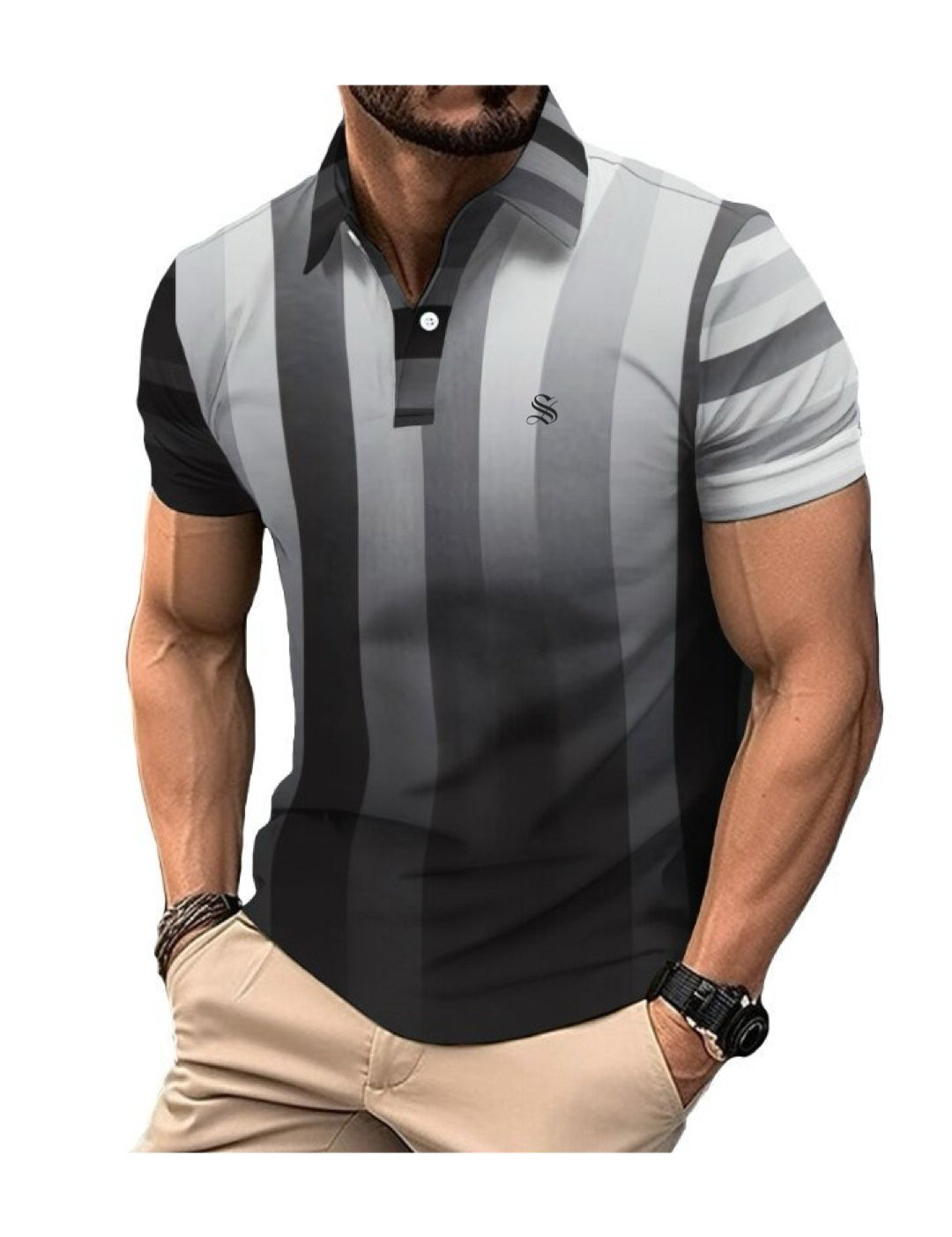 Mino 5 - Polo Shirt for Men - Sarman Fashion - Wholesale Clothing Fashion Brand for Men from Canada