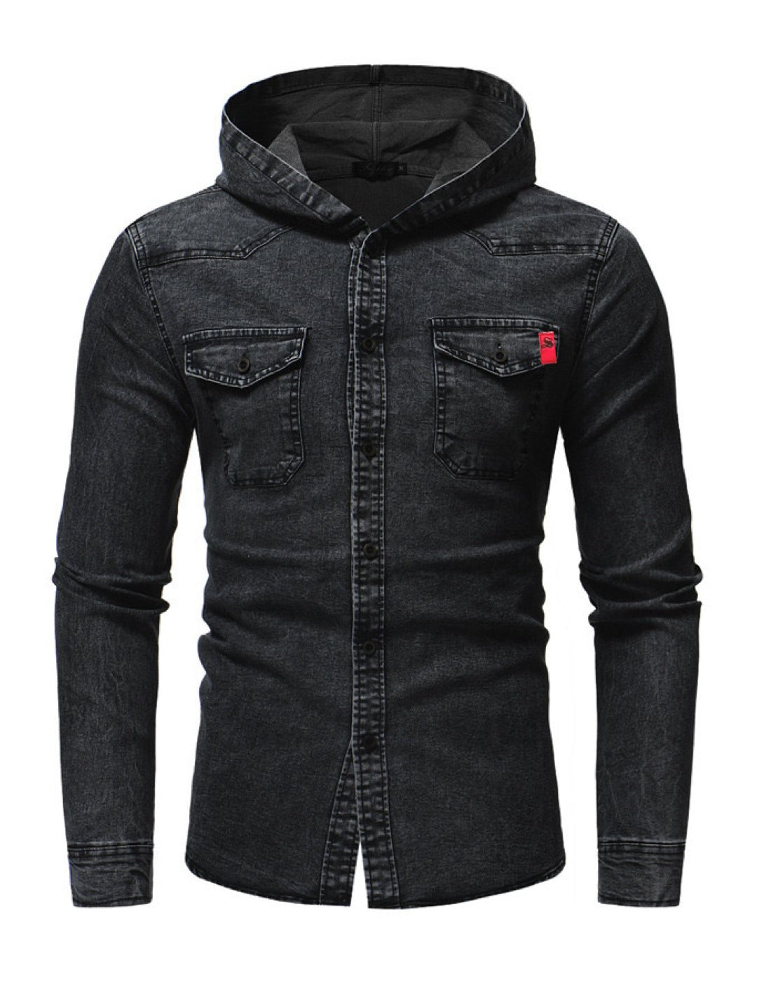 Minora - Hooded Long Sleeves Shirt for Men - Sarman Fashion - Wholesale Clothing Fashion Brand for Men from Canada
