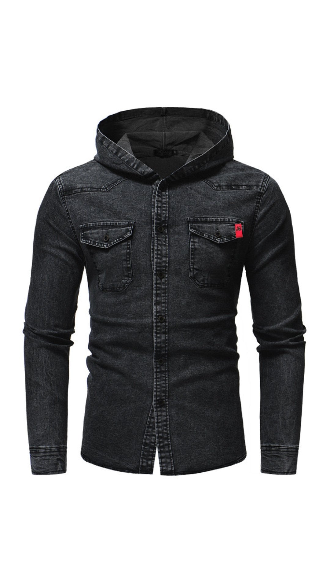 Minora - Hooded Long Sleeves Shirt for Men - Sarman Fashion - Wholesale Clothing Fashion Brand for Men from Canada