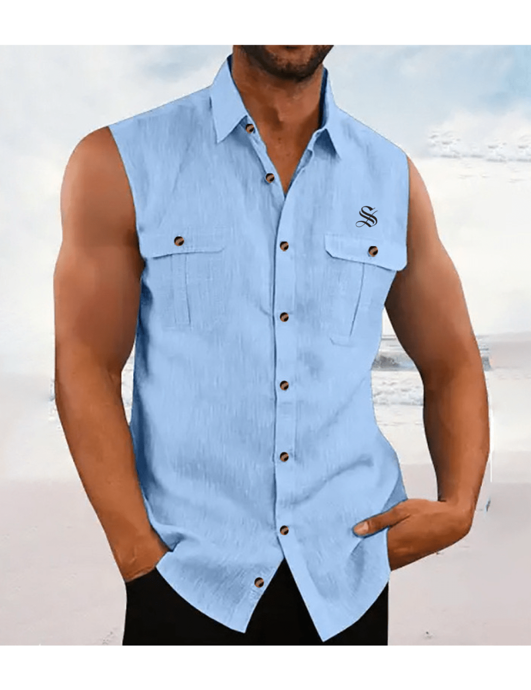 MKA - Tank Top for Men - Sarman Fashion - Wholesale Clothing Fashion Brand for Men from Canada