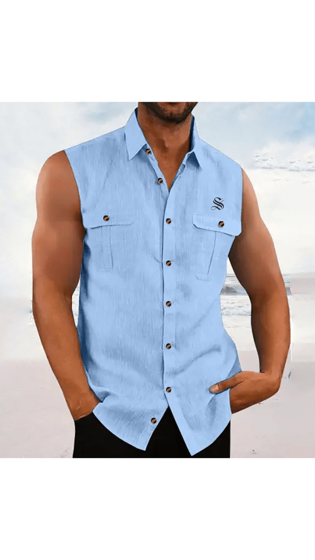 MKA - Tank Top for Men - Sarman Fashion - Wholesale Clothing Fashion Brand for Men from Canada