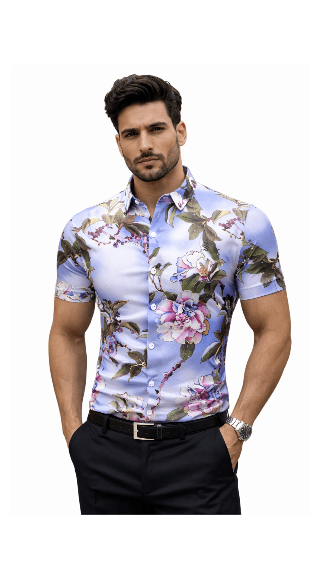 MNFT - Short Sleeves Shirt for Men - Sarman Fashion - Wholesale Clothing Fashion Brand for Men from Canada