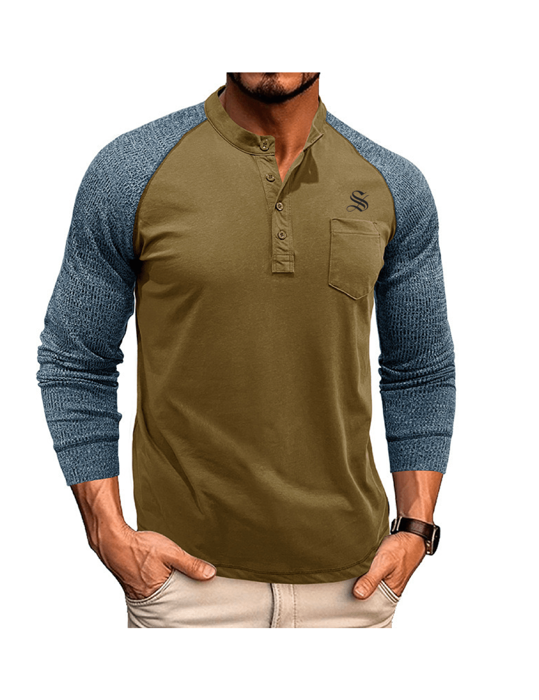 MNJ - Long Sleeves Shirt for Men - Sarman Fashion - Wholesale Clothing Fashion Brand for Men from Canada
