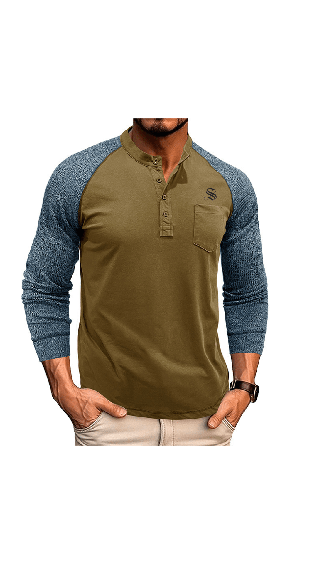 MNJ - Long Sleeves Shirt for Men - Sarman Fashion - Wholesale Clothing Fashion Brand for Men from Canada