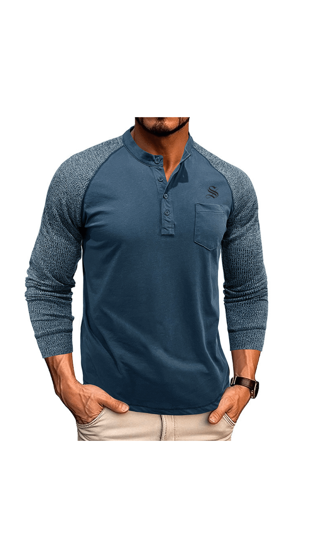 MNJ - Long Sleeves Shirt for Men - Sarman Fashion - Wholesale Clothing Fashion Brand for Men from Canada