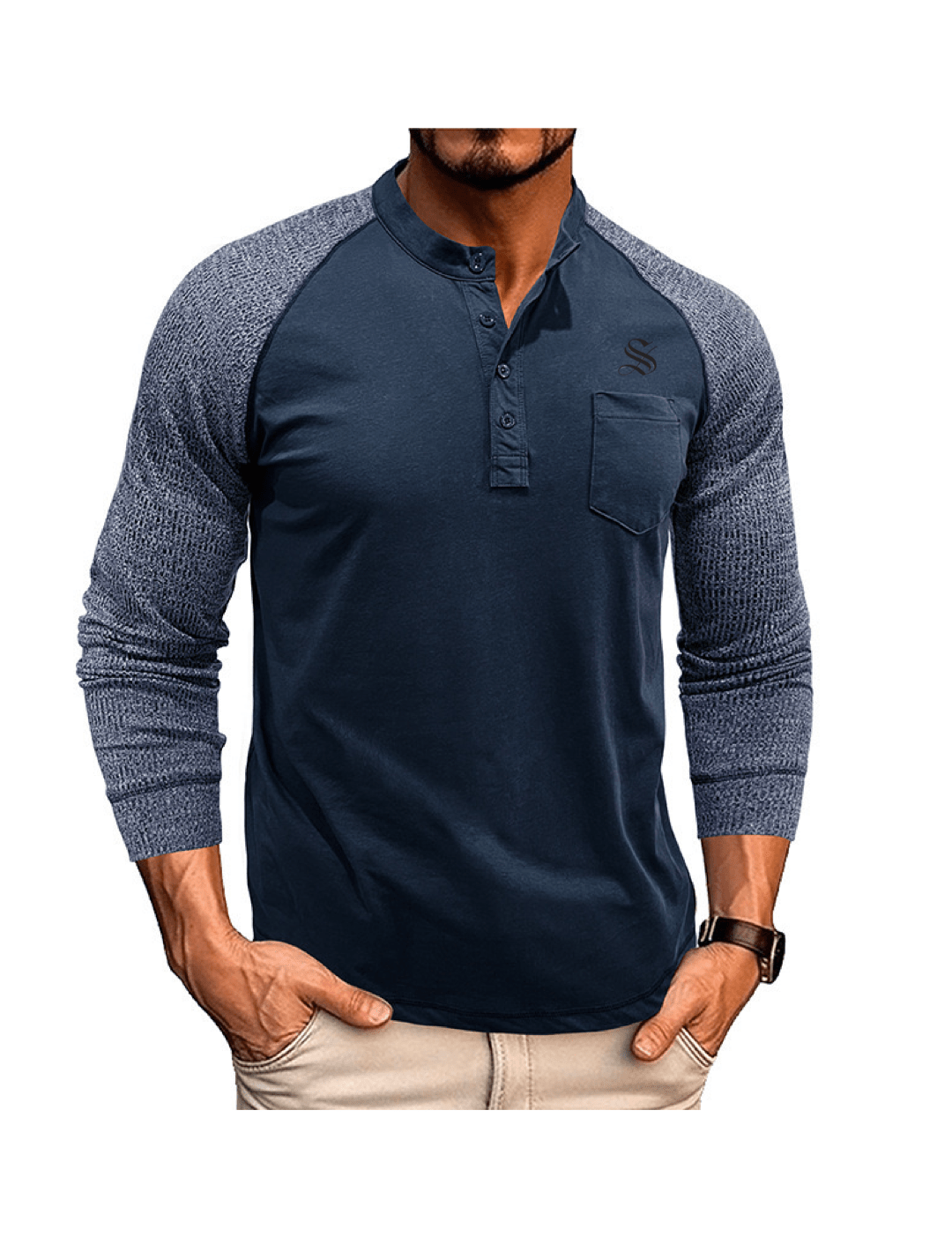 MNJ - Long Sleeves Shirt for Men - Sarman Fashion - Wholesale Clothing Fashion Brand for Men from Canada