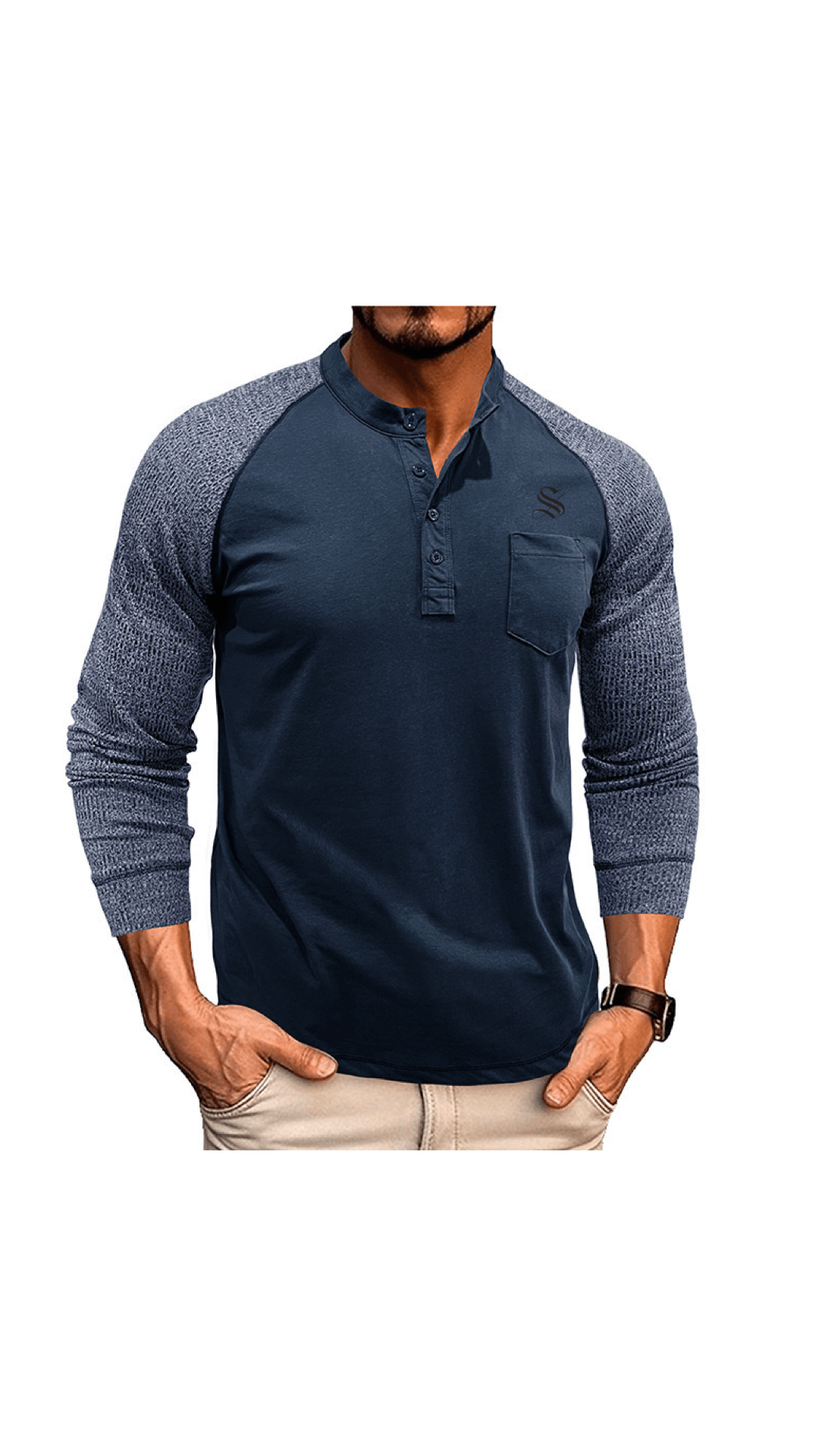 MNJ - Long Sleeves Shirt for Men - Sarman Fashion - Wholesale Clothing Fashion Brand for Men from Canada