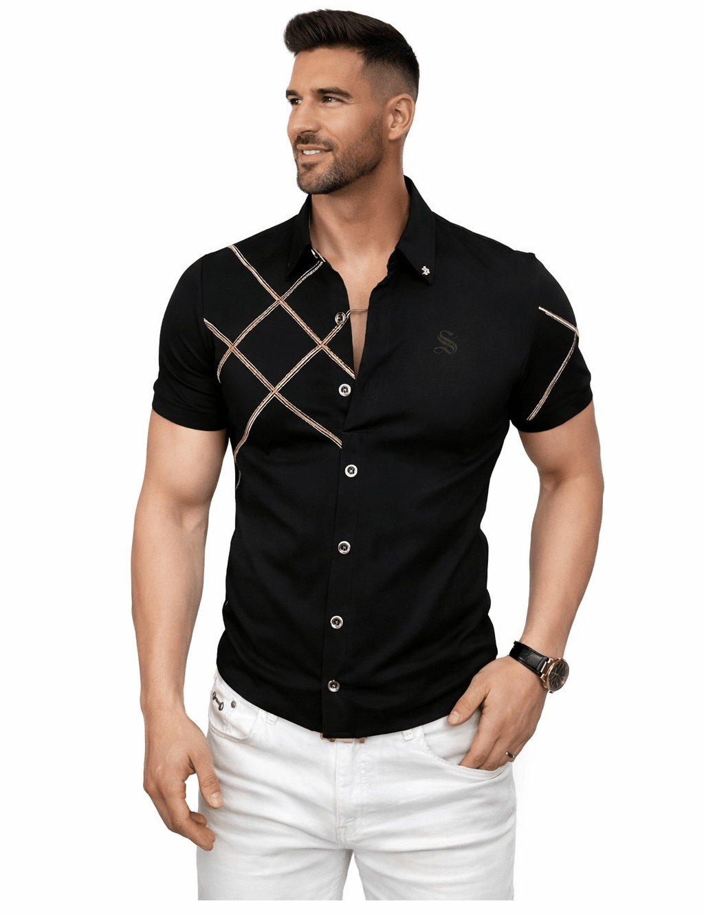 MNO 4 - Shirt for Men - Sarman Fashion - Wholesale Clothing Fashion Brand for Men from Canada