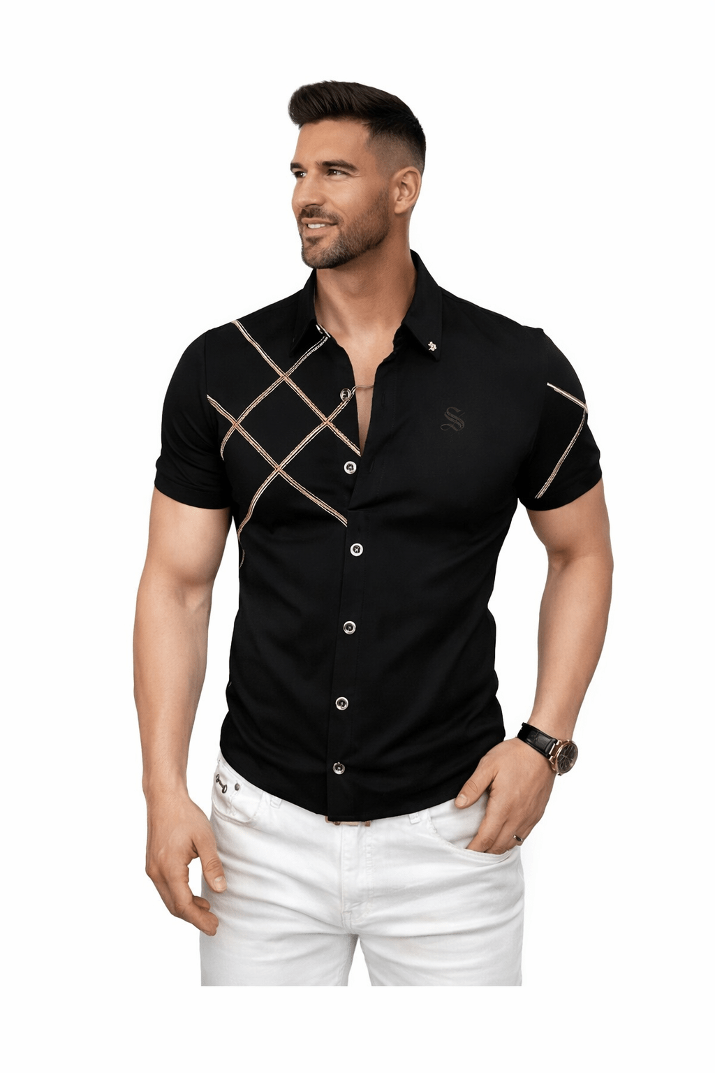 MNO 4 - Shirt for Men - Sarman Fashion - Wholesale Clothing Fashion Brand for Men from Canada