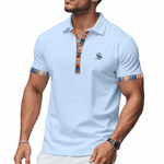 Molno - V - Neck T-Shirt for Men - Sarman Fashion - Wholesale Clothing Fashion Brand for Men from Canada