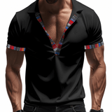 Molno - V - Neck T-Shirt for Men - Sarman Fashion - Wholesale Clothing Fashion Brand for Men from Canada
