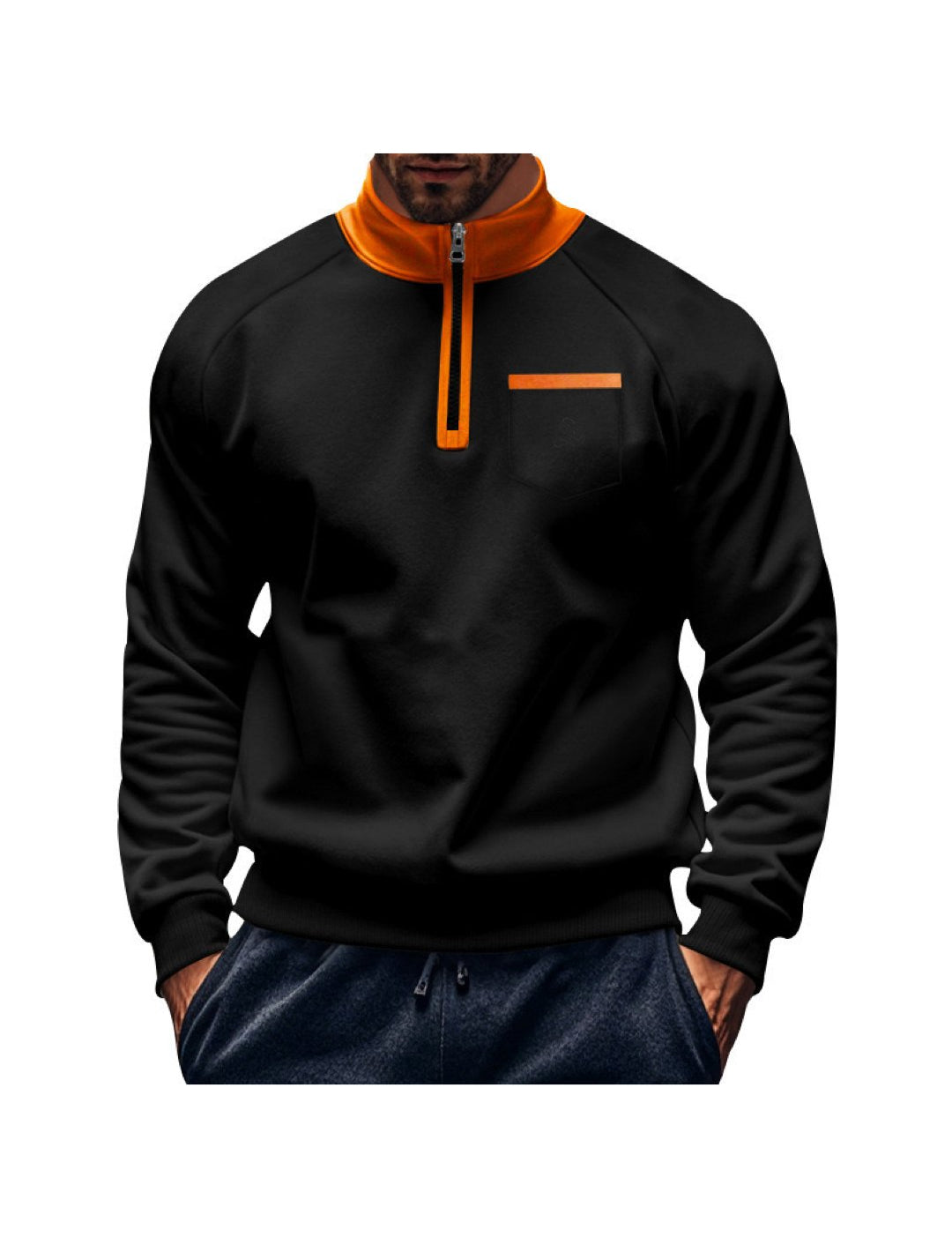 Monikaun 12 - Long Sleeves sweater for Men - Sarman Fashion - Wholesale Clothing Fashion Brand for Men from Canada