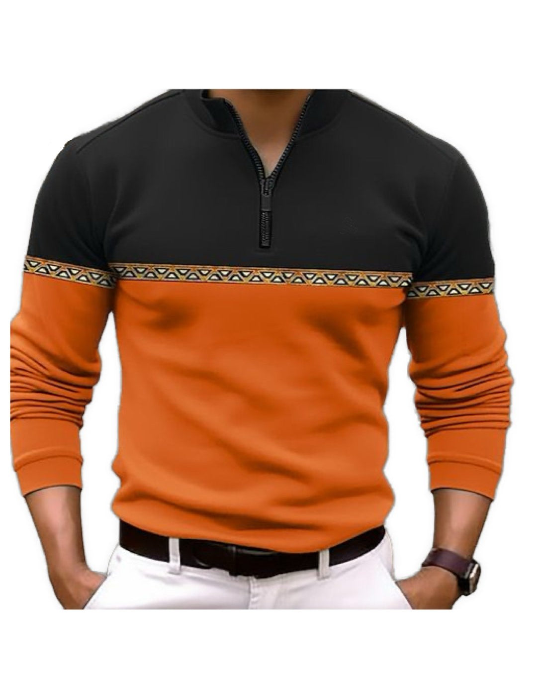 Monikaun 8 - Long Sleeves sweater for Men - Sarman Fashion - Wholesale Clothing Fashion Brand for Men from Canada