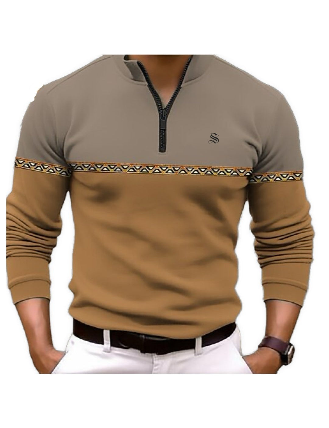Monikaun 8 - Long Sleeves sweater for Men - Sarman Fashion - Wholesale Clothing Fashion Brand for Men from Canada