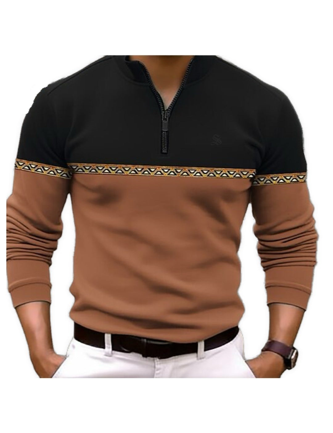 Monikaun 8 - Long Sleeves sweater for Men - Sarman Fashion - Wholesale Clothing Fashion Brand for Men from Canada