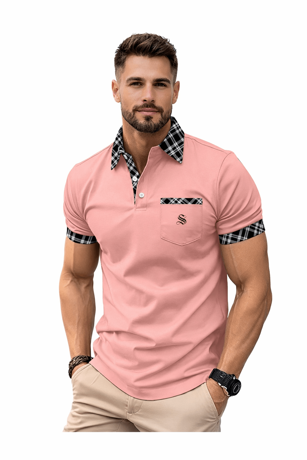 Monikilo - Polo Shirt for Men - Sarman Fashion - Wholesale Clothing Fashion Brand for Men from Canada