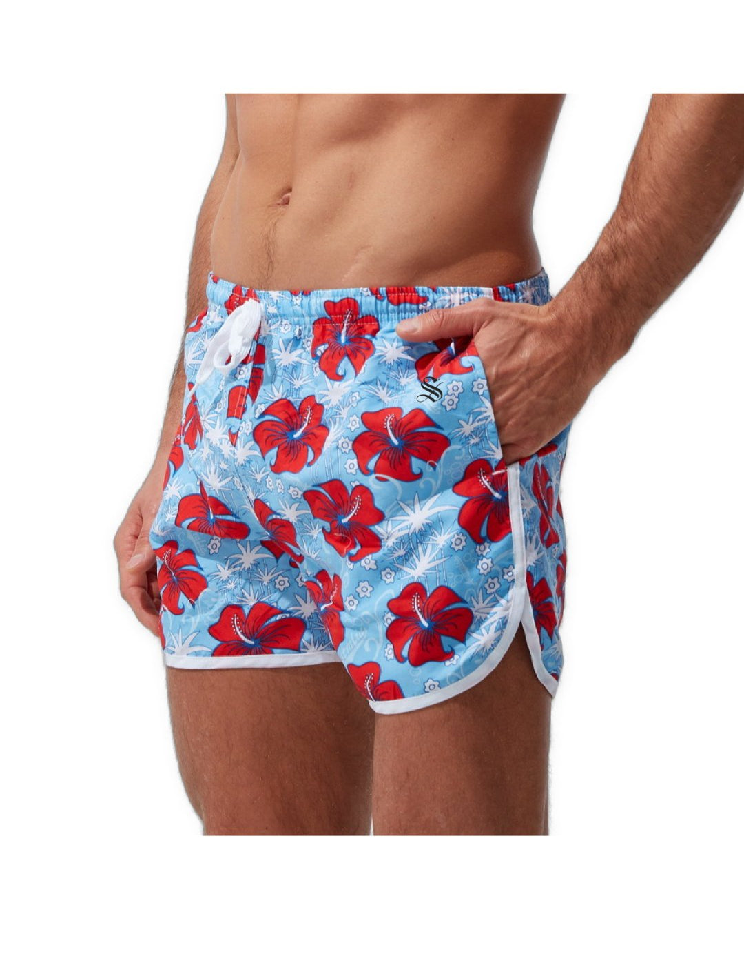 Moon Eclips - Swimming shorts for Men - Sarman Fashion - Wholesale Clothing Fashion Brand for Men from Canada