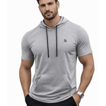 Mooner - Hood T-shirt for Men - Sarman Fashion - Wholesale Clothing Fashion Brand for Men from Canada