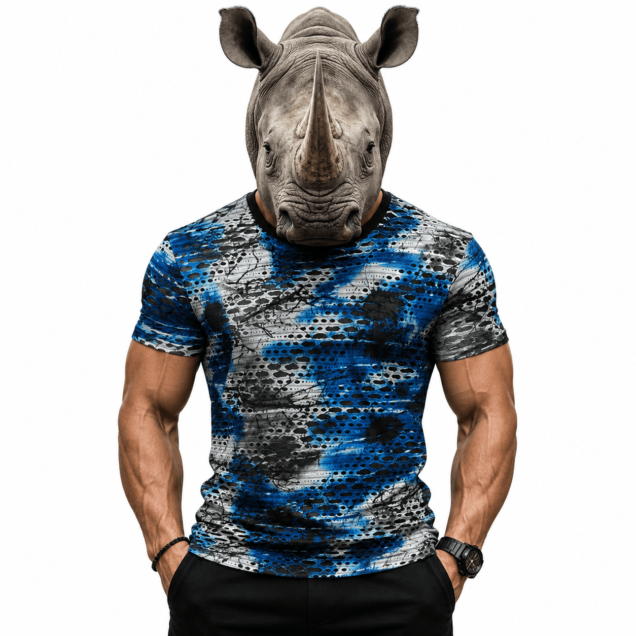 MoonRise - T-Shirt for Men - Sarman Fashion - Wholesale Clothing Fashion Brand for Men from Canada
