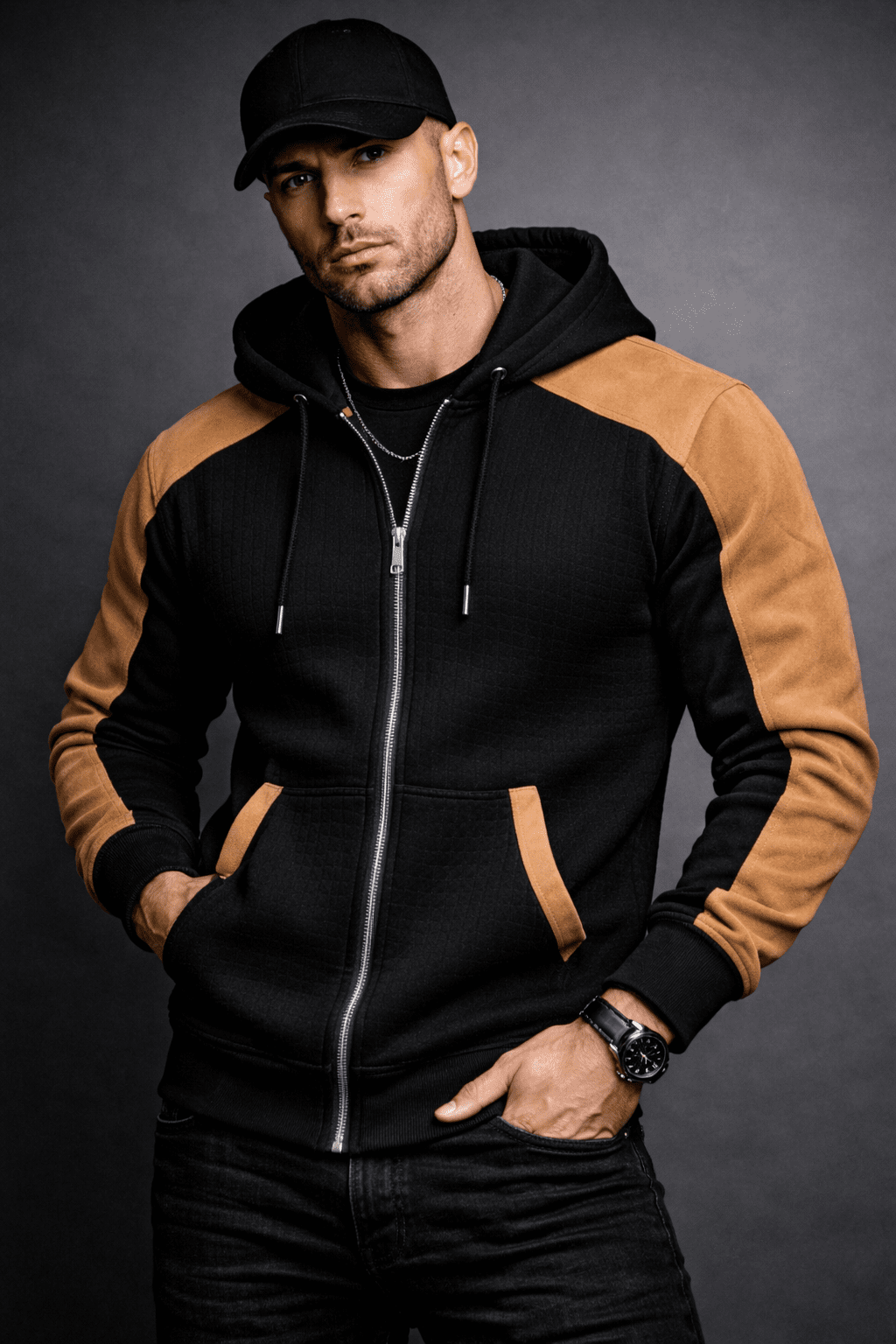 Mouliza - Hoodie for Men - Sarman Fashion - Wholesale Clothing Fashion Brand for Men from Canada