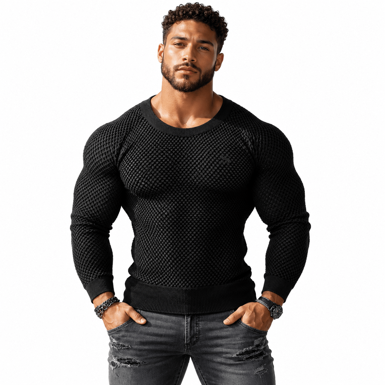 Moz - Long Sleeve Shirt for Men - Sarman Fashion - Wholesale Clothing Fashion Brand for Men from Canada
