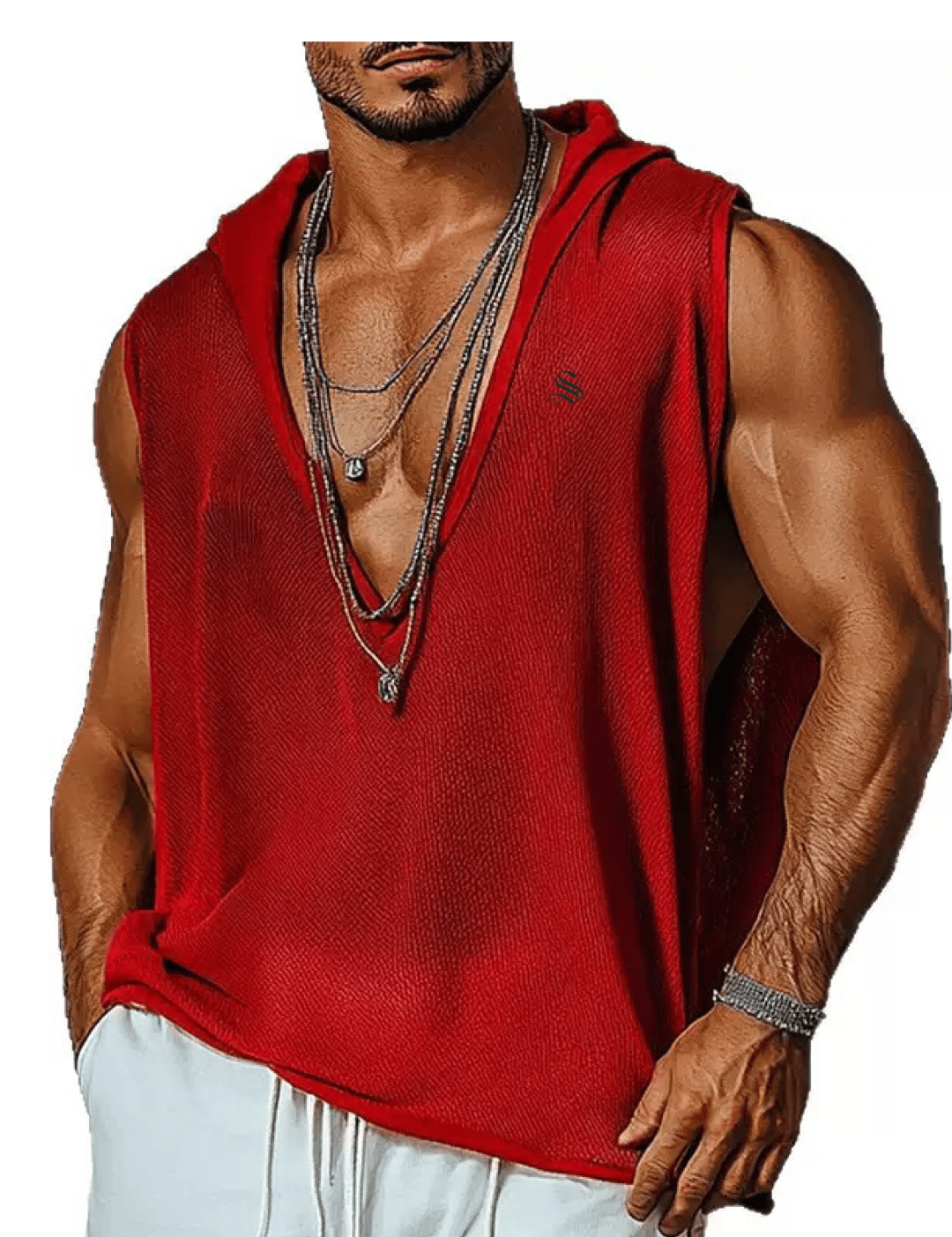 MTZO - Tank Top hooded for Men - Sarman Fashion - Wholesale Clothing Fashion Brand for Men from Canada