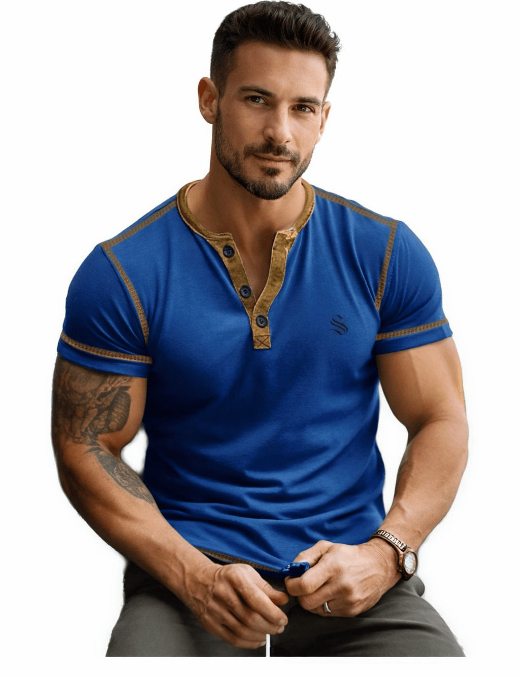 Mulatoko - T-Shirt for Men - Sarman Fashion - Wholesale Clothing Fashion Brand for Men from Canada