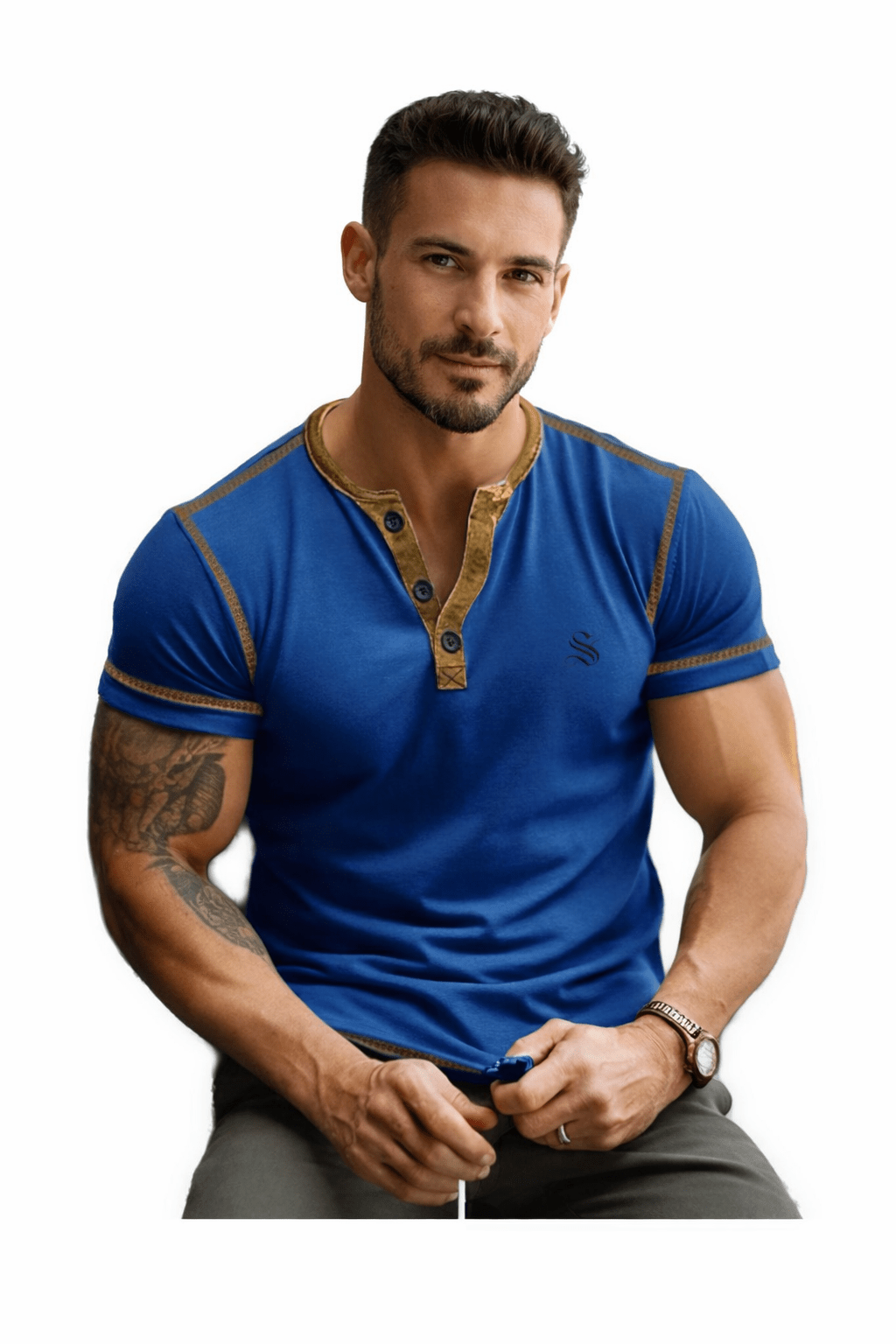 Mulatoko - T-Shirt for Men - Sarman Fashion - Wholesale Clothing Fashion Brand for Men from Canada