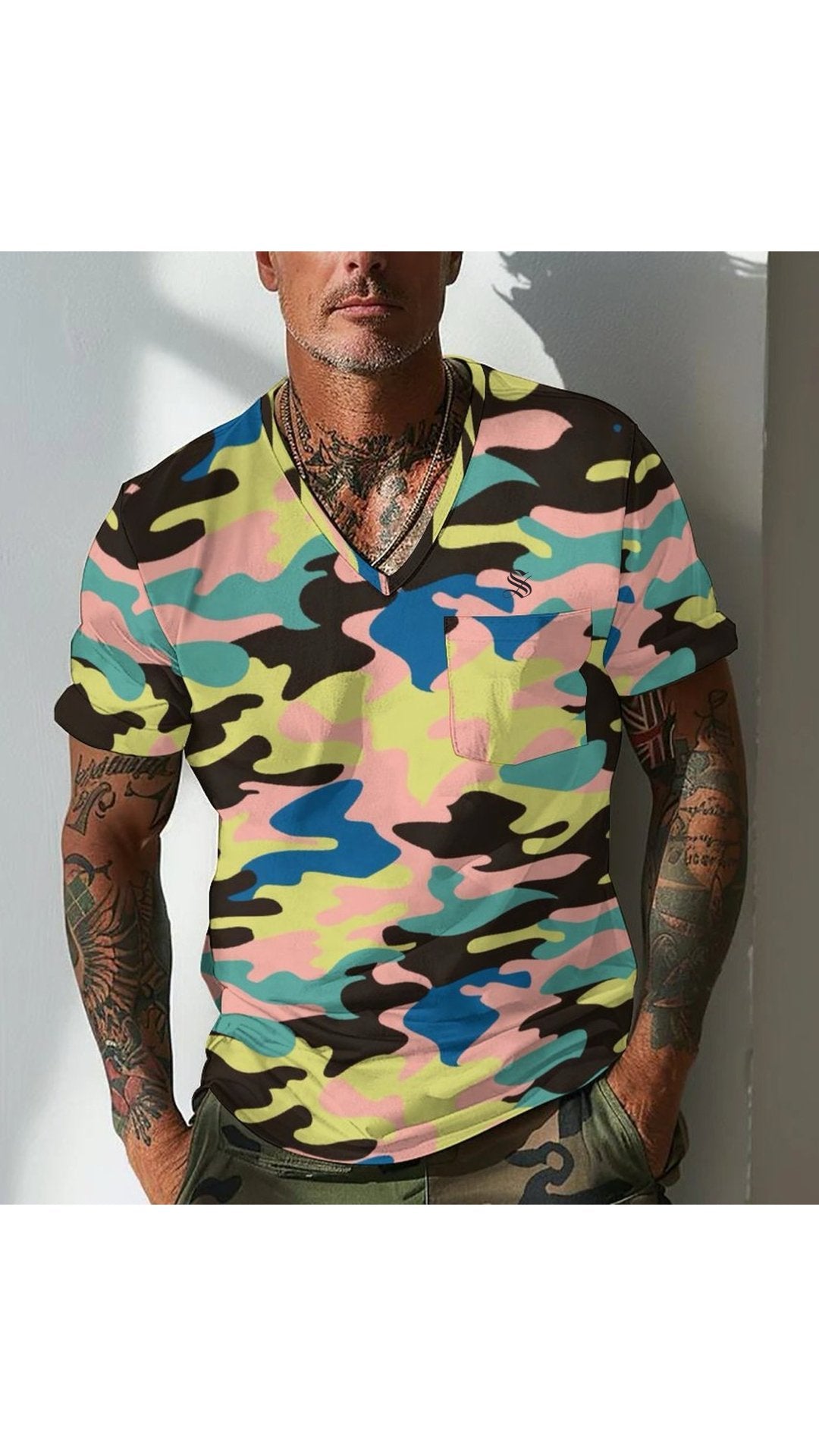 Multidu - Short Sleeves Shirt for Men - Sarman Fashion - Wholesale Clothing Fashion Brand for Men from Canada