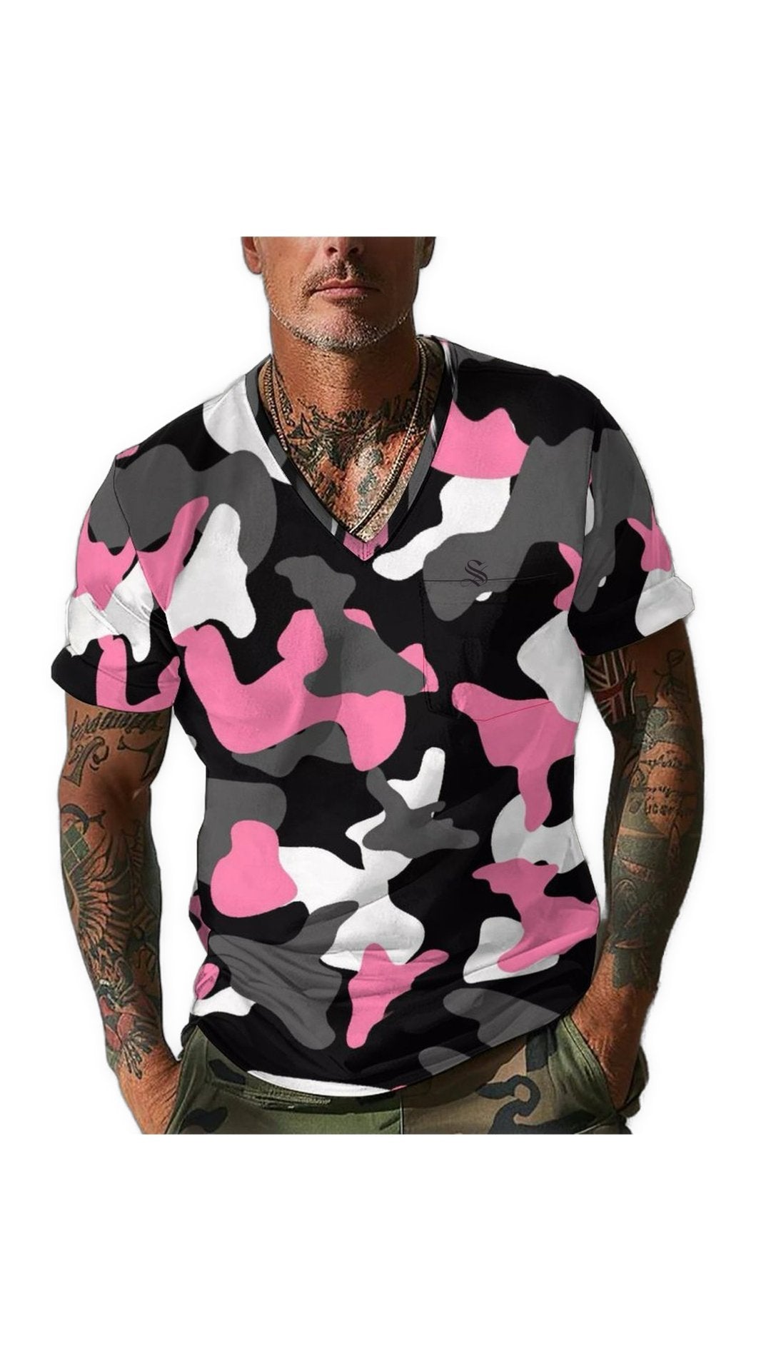 Multidu - Short Sleeves Shirt for Men - Sarman Fashion - Wholesale Clothing Fashion Brand for Men from Canada