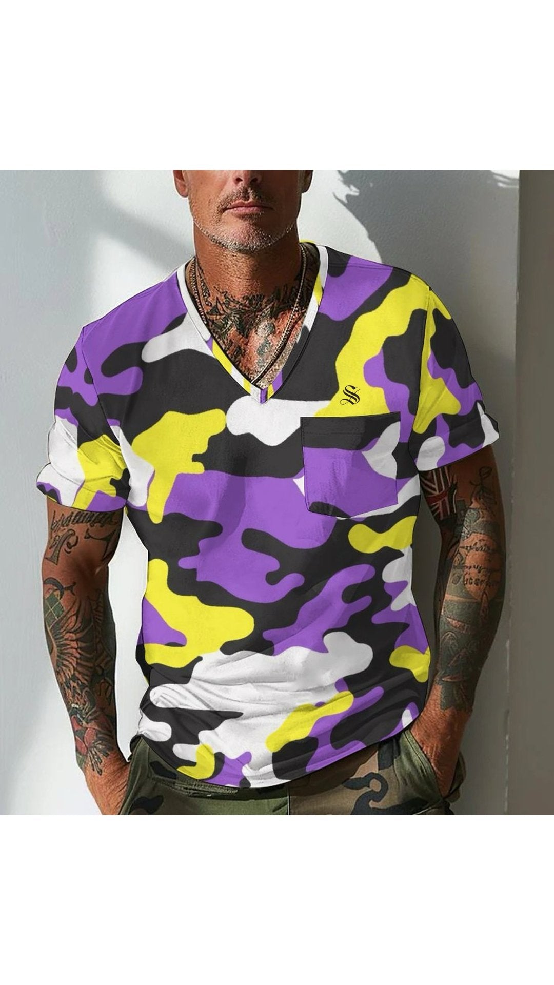 Multidu - Short Sleeves Shirt for Men - Sarman Fashion - Wholesale Clothing Fashion Brand for Men from Canada