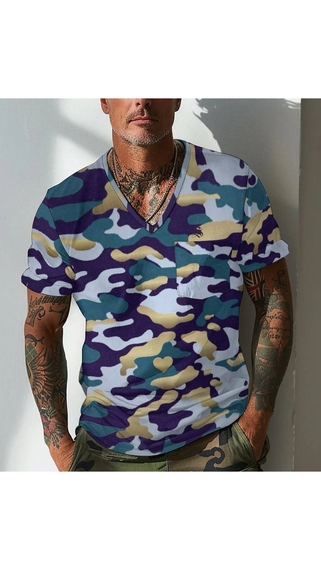 Multidu - Short Sleeves Shirt for Men - Sarman Fashion - Wholesale Clothing Fashion Brand for Men from Canada