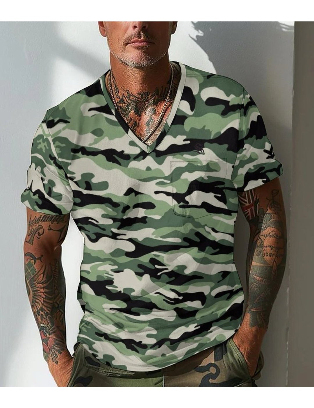 Multidu - Short Sleeves Shirt for Men - Sarman Fashion - Wholesale Clothing Fashion Brand for Men from Canada