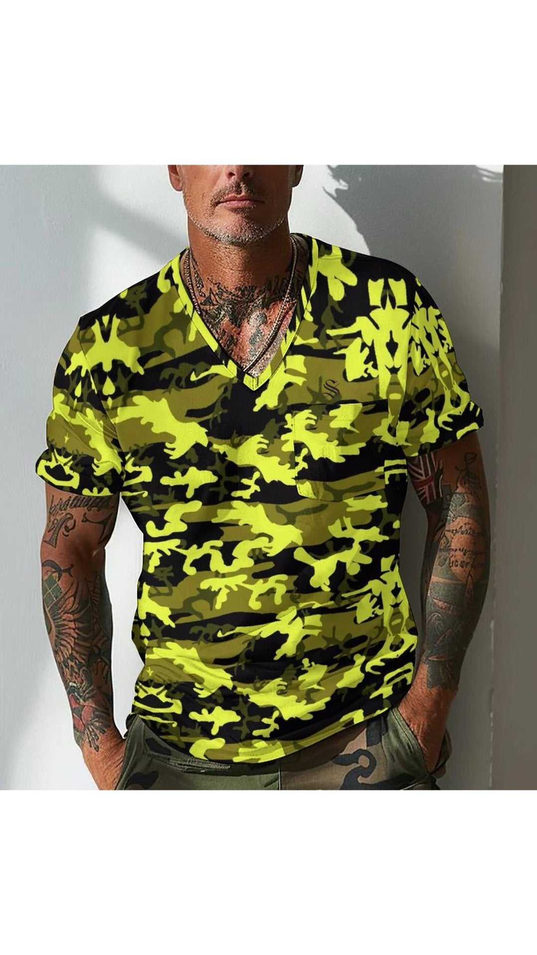 Multidu - Short Sleeves Shirt for Men - Sarman Fashion - Wholesale Clothing Fashion Brand for Men from Canada