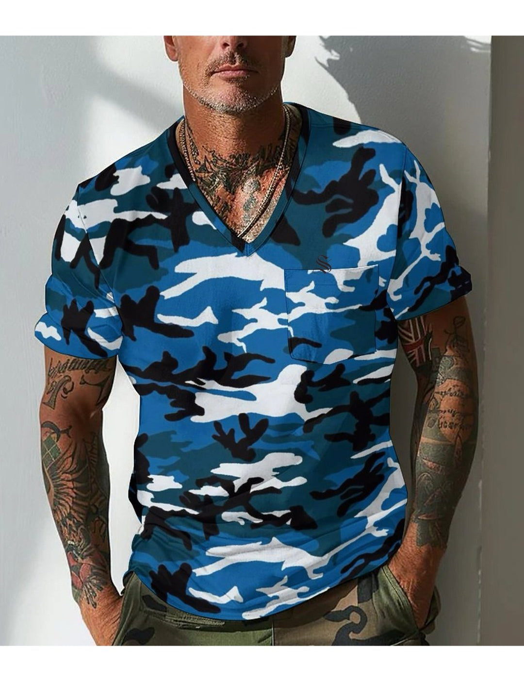 Multidu - Short Sleeves Shirt for Men - Sarman Fashion - Wholesale Clothing Fashion Brand for Men from Canada