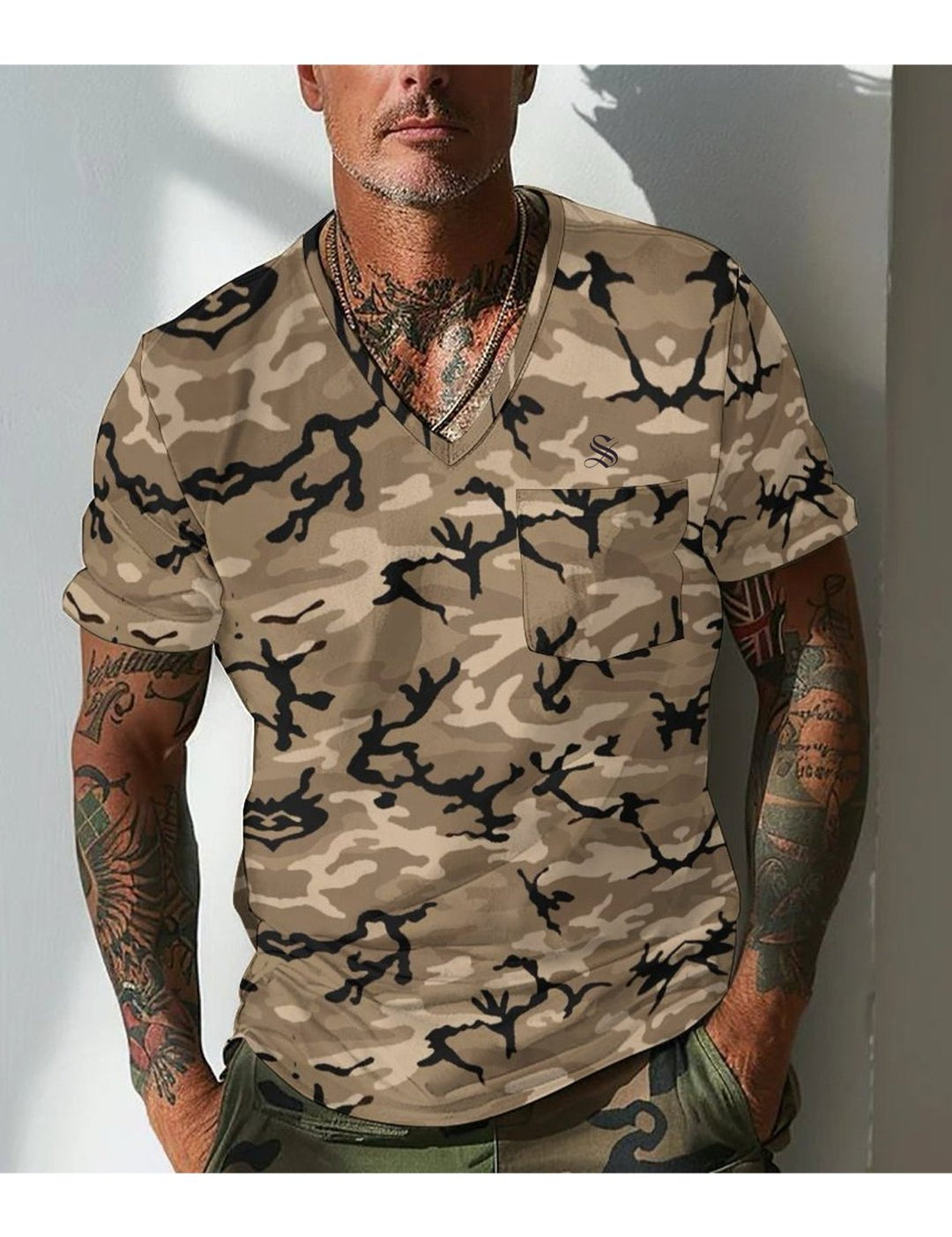 Multidu - Short Sleeves Shirt for Men - Sarman Fashion - Wholesale Clothing Fashion Brand for Men from Canada