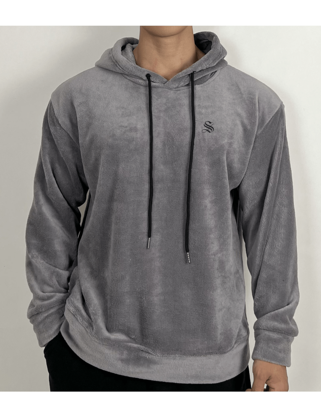 Mutant 112 - Velvet Hoodie for Men - Sarman Fashion - Wholesale Clothing Fashion Brand for Men from Canada