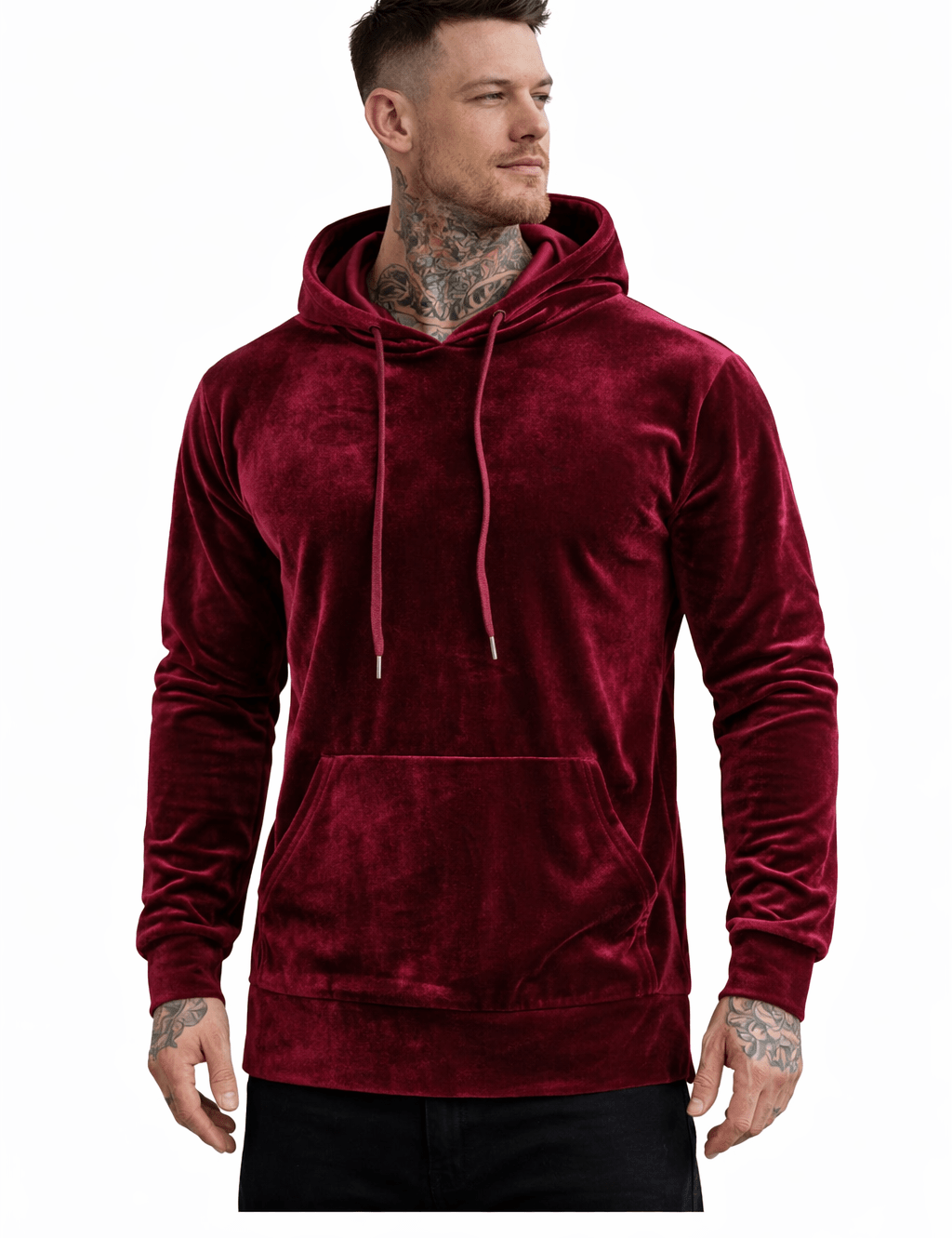 Mutant 2A - Velvet Hoodie for Men - Sarman Fashion - Wholesale Clothing Fashion Brand for Men from Canada