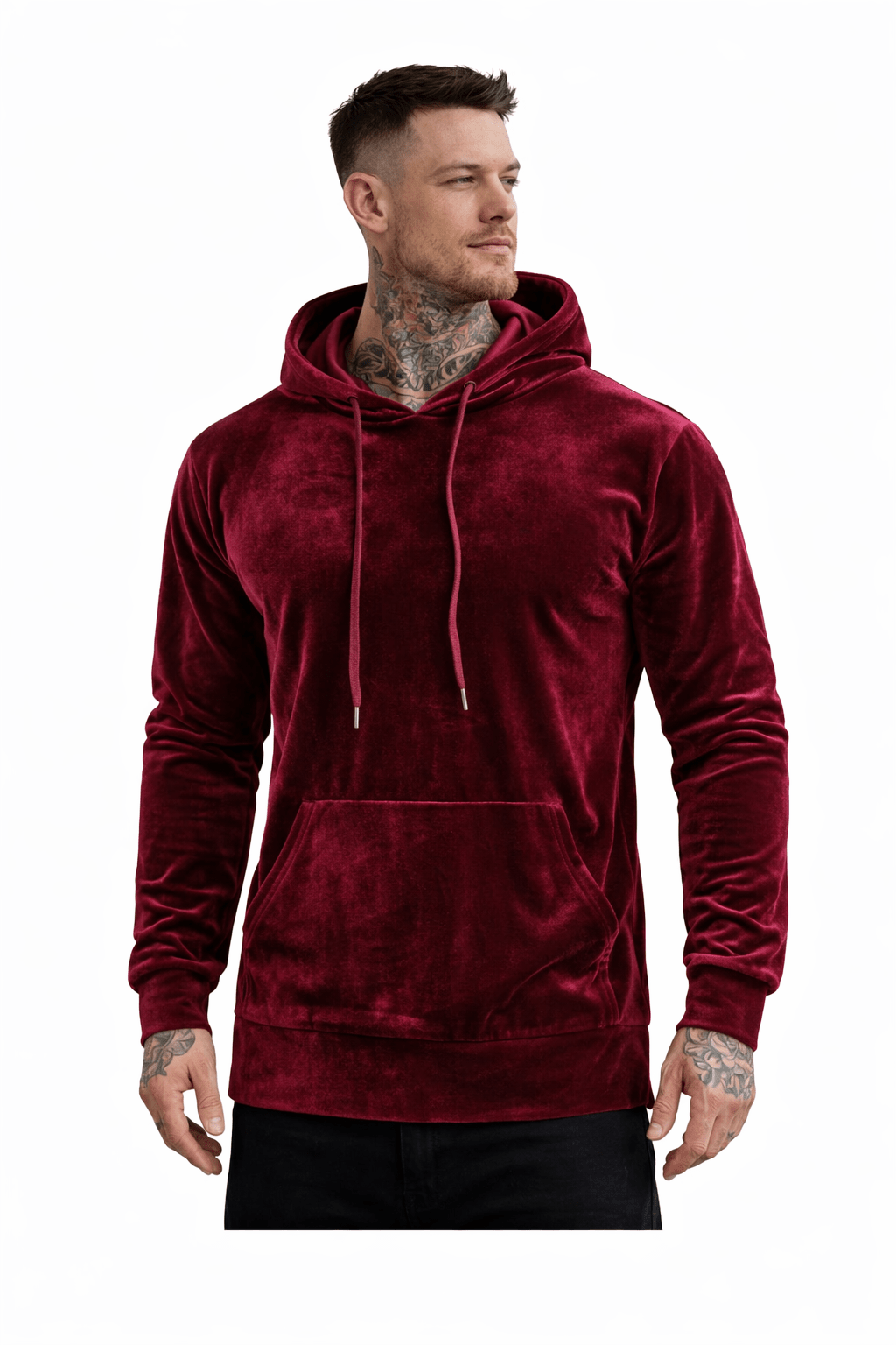 Mutant 2A - Velvet Hoodie for Men - Sarman Fashion - Wholesale Clothing Fashion Brand for Men from Canada