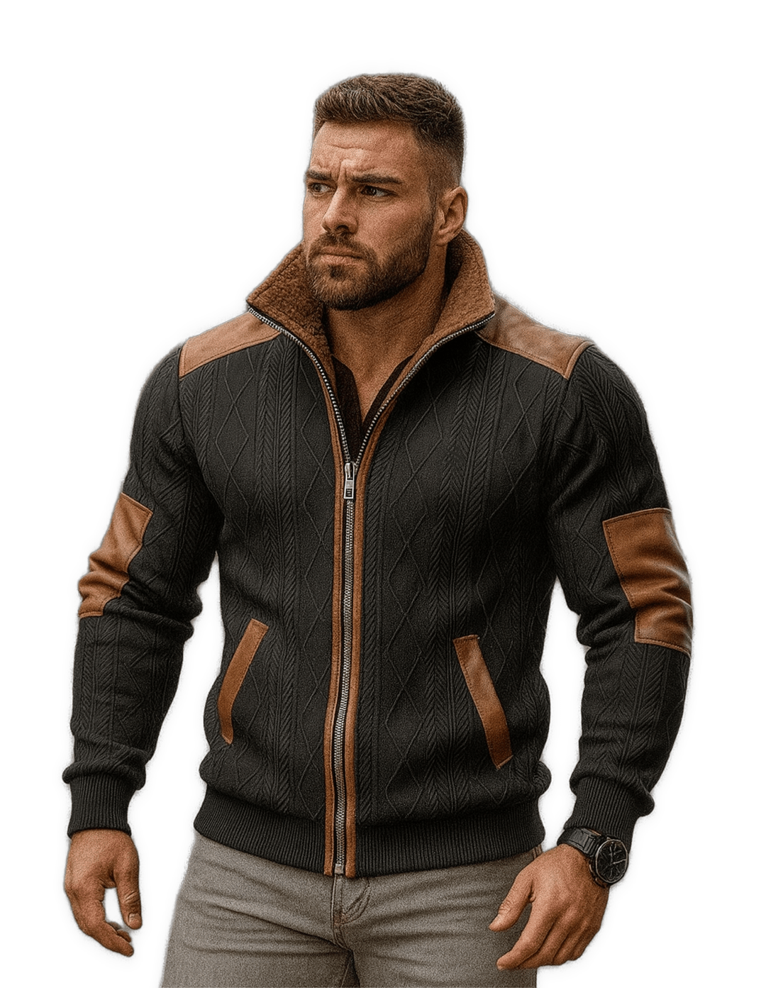 MVP 133 - Sweater for Men - Sarman Fashion - Wholesale Clothing Fashion Brand for Men from Canada