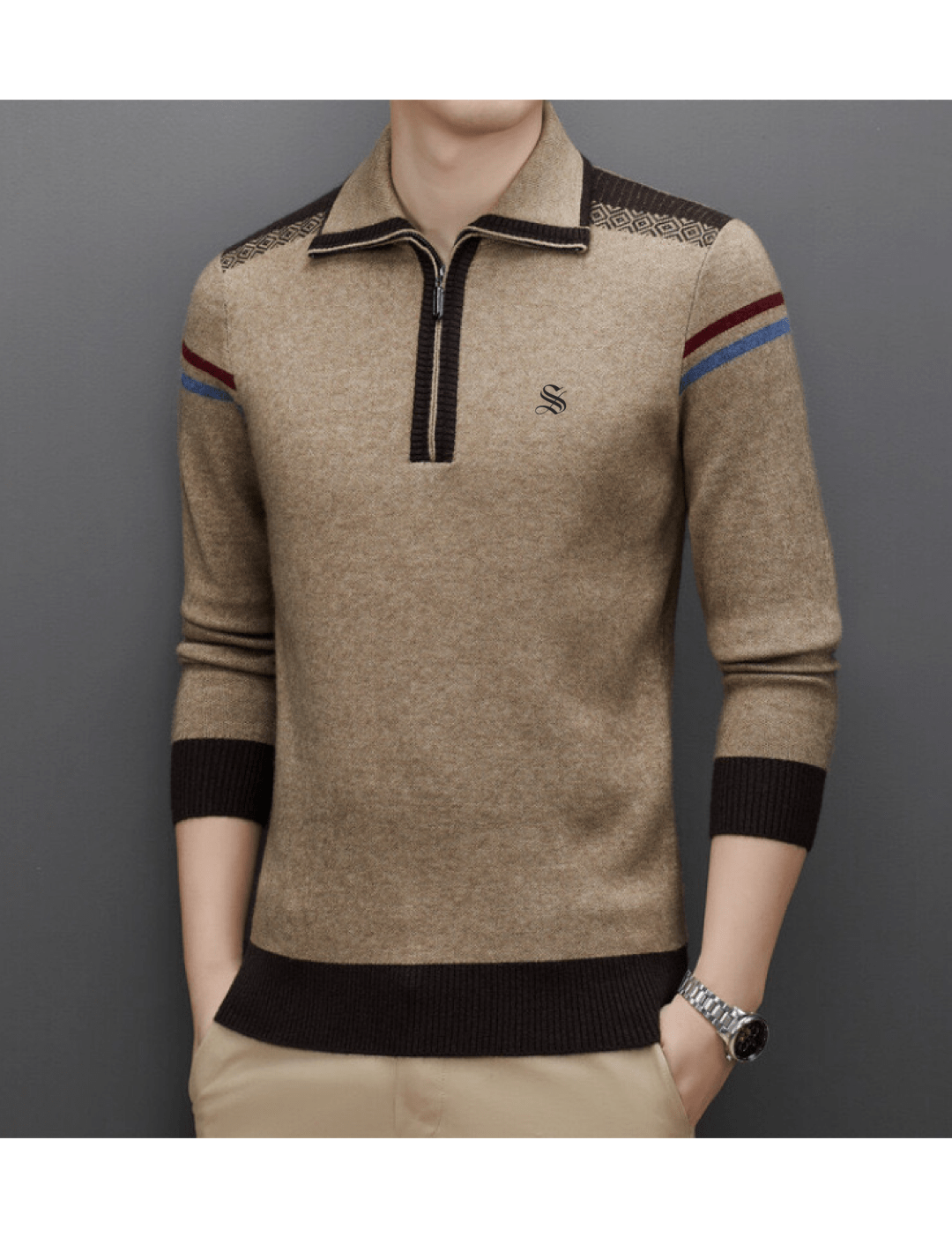 MVP 177 - Sweater for Men - Sarman Fashion - Wholesale Clothing Fashion Brand for Men from Canada